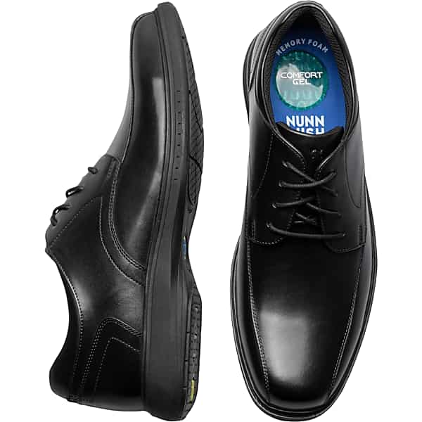 Nunn Bush Men's KORE PRO Bicycle Toe Oxfords Black - Size: 9.5 WIDE