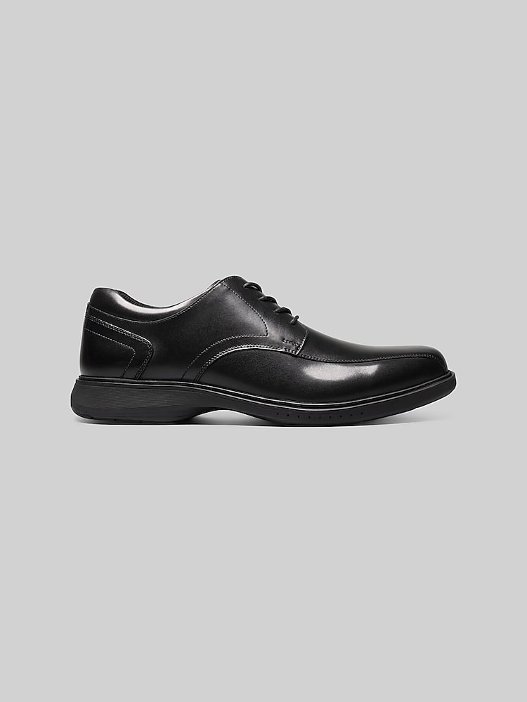 Nunn Bush KORE PRO Bicycle Toe Oxfords, Black | Casual Shoes