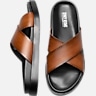 Stacy Adams Montel Criss-Cross Strap Slide Sandals