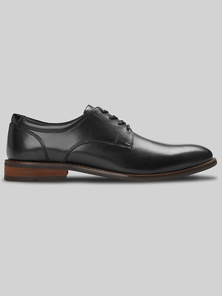 Joseph Abboud Cosmo Leather Plain Toe Oxfords, Black | Dress  display picture 3