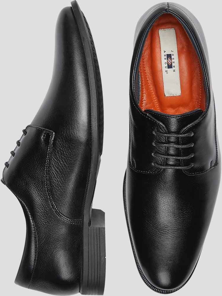 Men's wearhouse black dress shoes discount