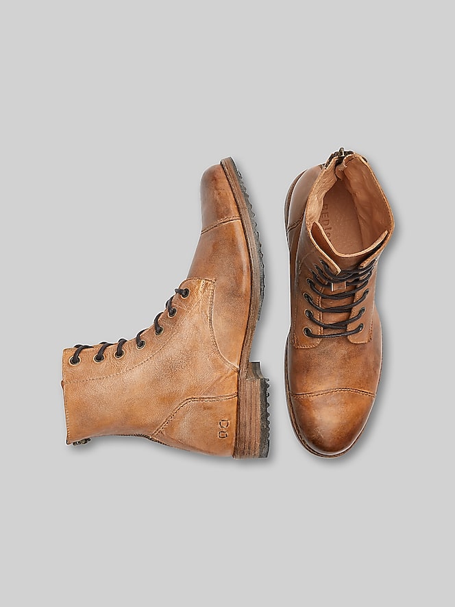 Bedstu Protege Leather Lace-Up Cap Toe Boot