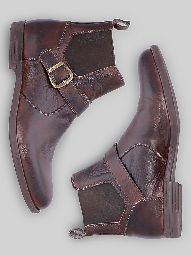 Bedstu Michelangelo Plain Toe Buckle Chelsea Boots