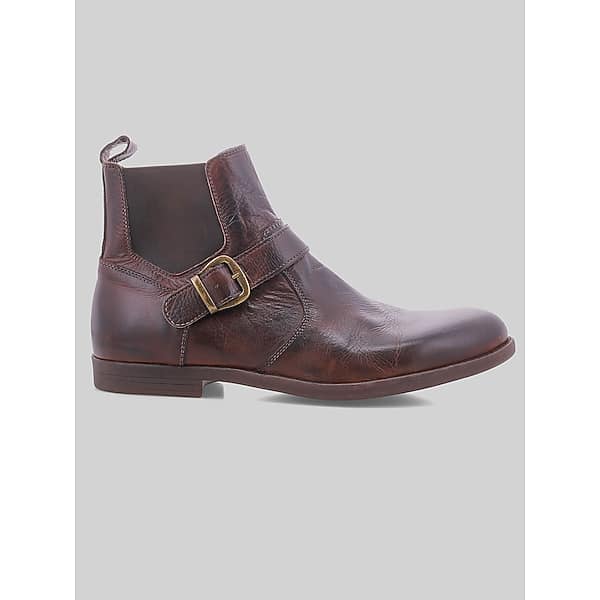 Bedstu Men's Michelangelo Plain Toe Buckle Chelsea Boots F479011 - Size: 10 D-Width