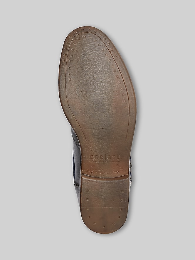 Bedstu Michelangelo Leather Lace-Up Plain Toe Chelsea Boots