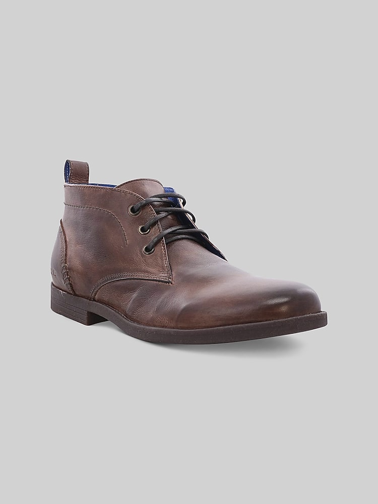 Bedstu Illiad Leather Lace-Up Chukka Boots, Brown - Size: 9  display picture 1