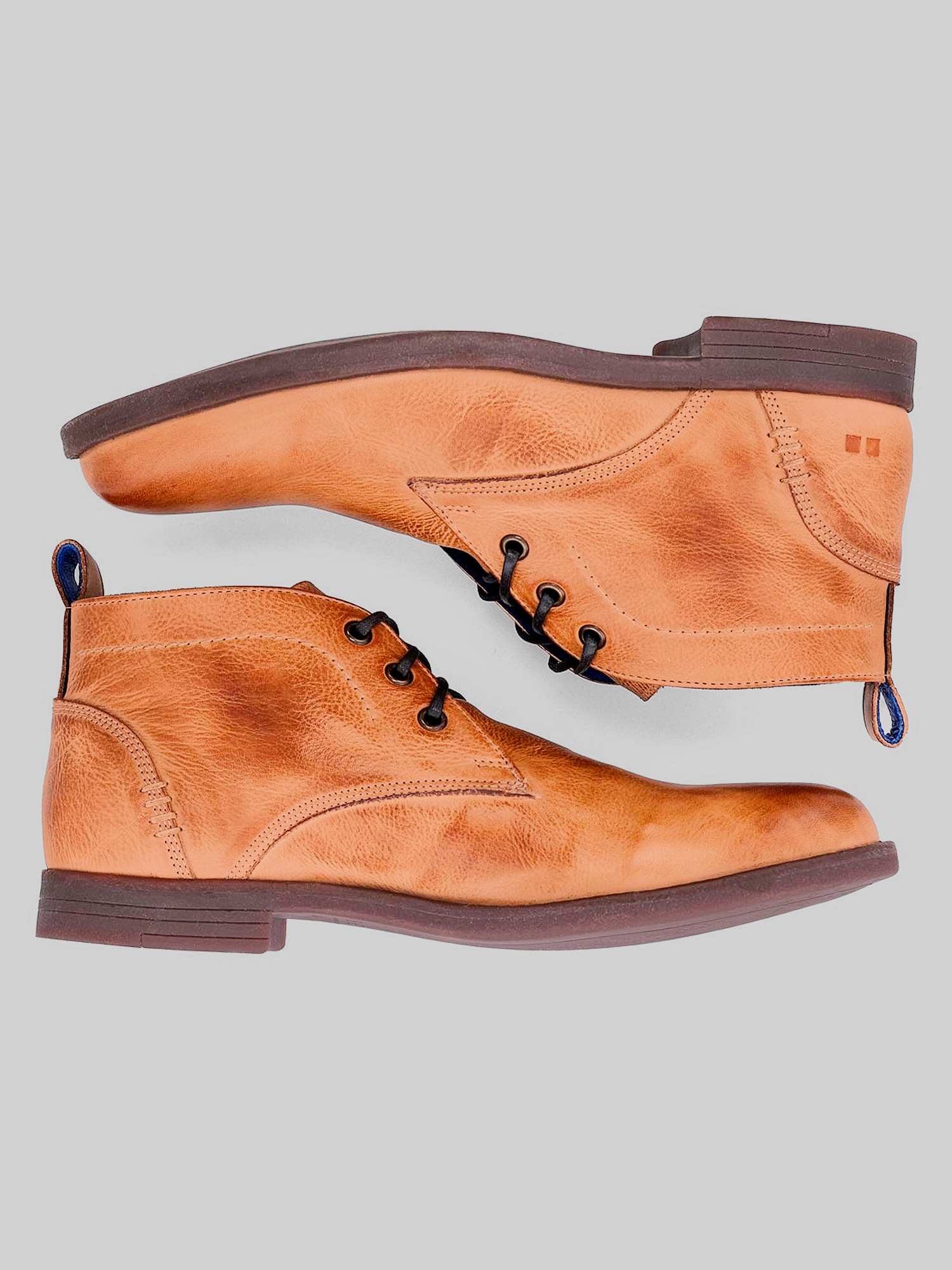 Bed Stu Illiad Chukka Boots Mens 11 Brown Distressed Leather Lace Up Handmade Scoot-papua-nautilu-taupe-2.  main image 2