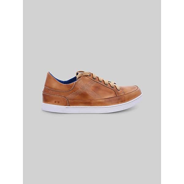 Bedstu Men's Wizard Leather Moc Toe Sneakers Tan - Size: 9 D-Width