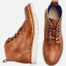 Bedstu Lincoln Leather Apron Toe Lace-Up Boots