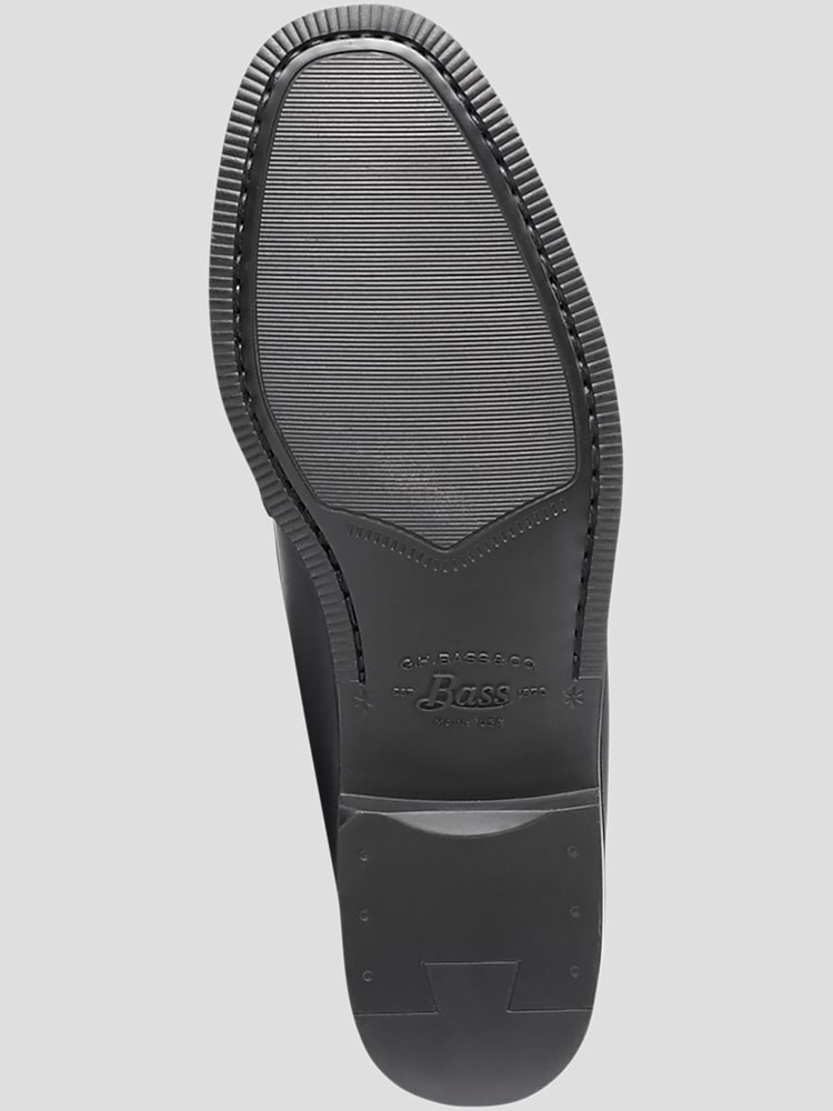 GH Bass Weejun Larson Leather Loafers Black | Mainline