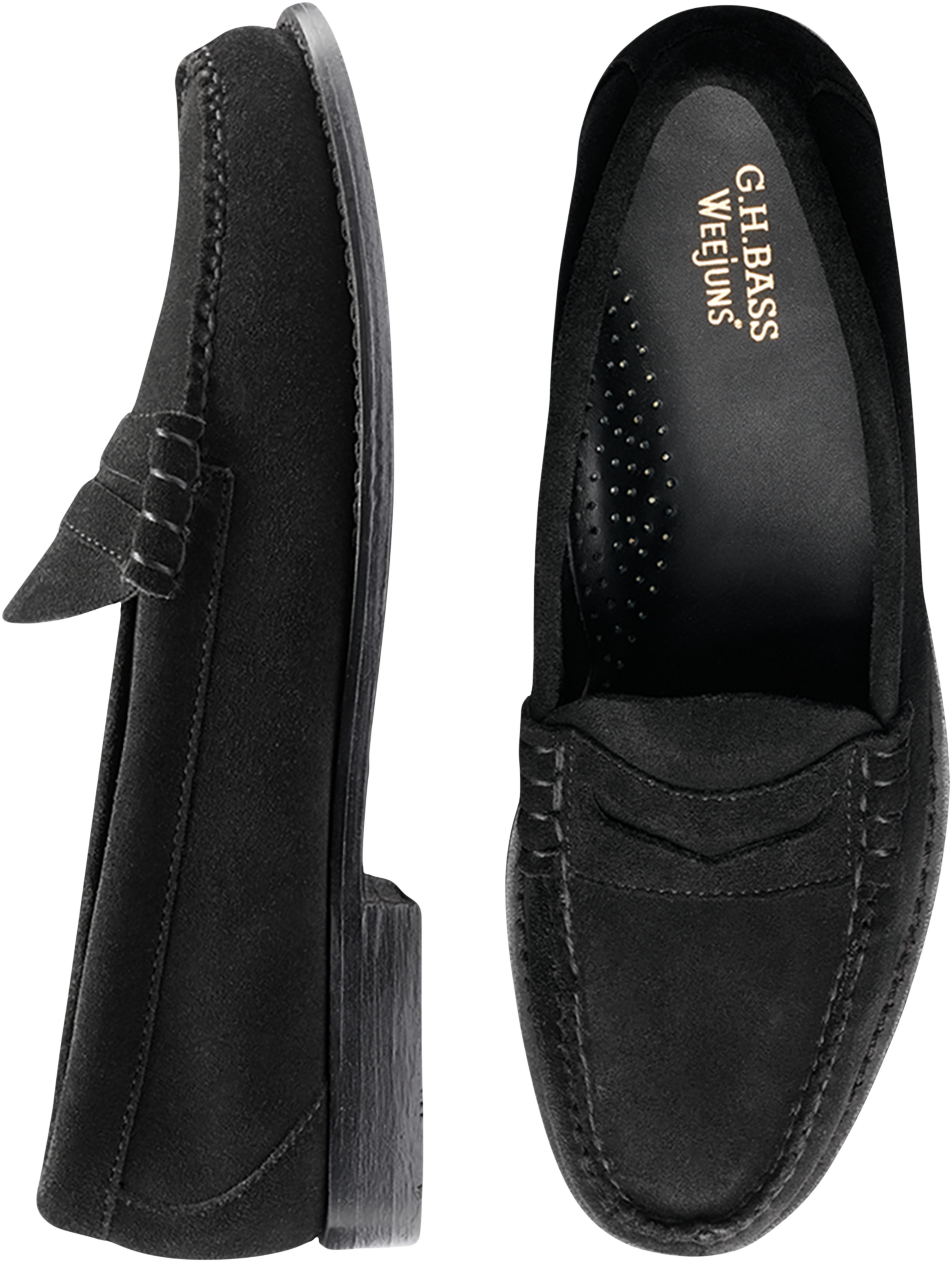 Larson Weejuns®  Moc-Toe Slip-On Suede Loafers