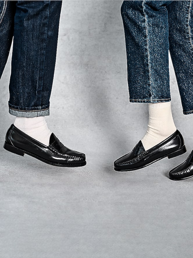 G.H.BASS Larson Weejuns&reg; Moc-Toe Slip-On Loafers