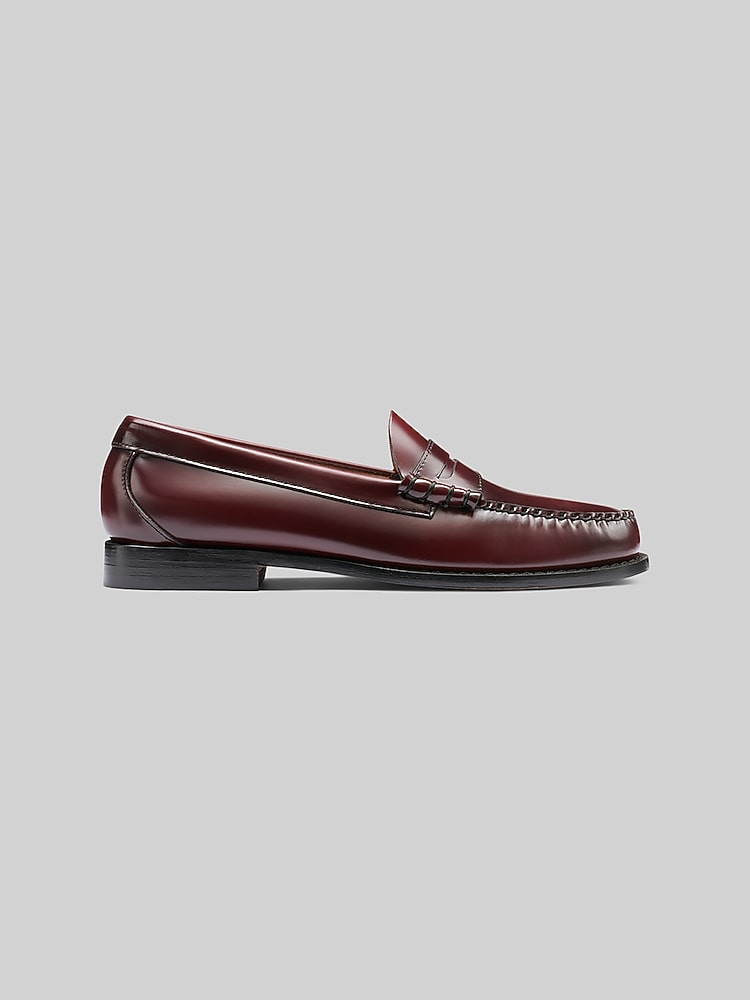 G.H.BASS Larson Weejuns® Moc-Toe Slip-On Loafers, Wine - Burgundy