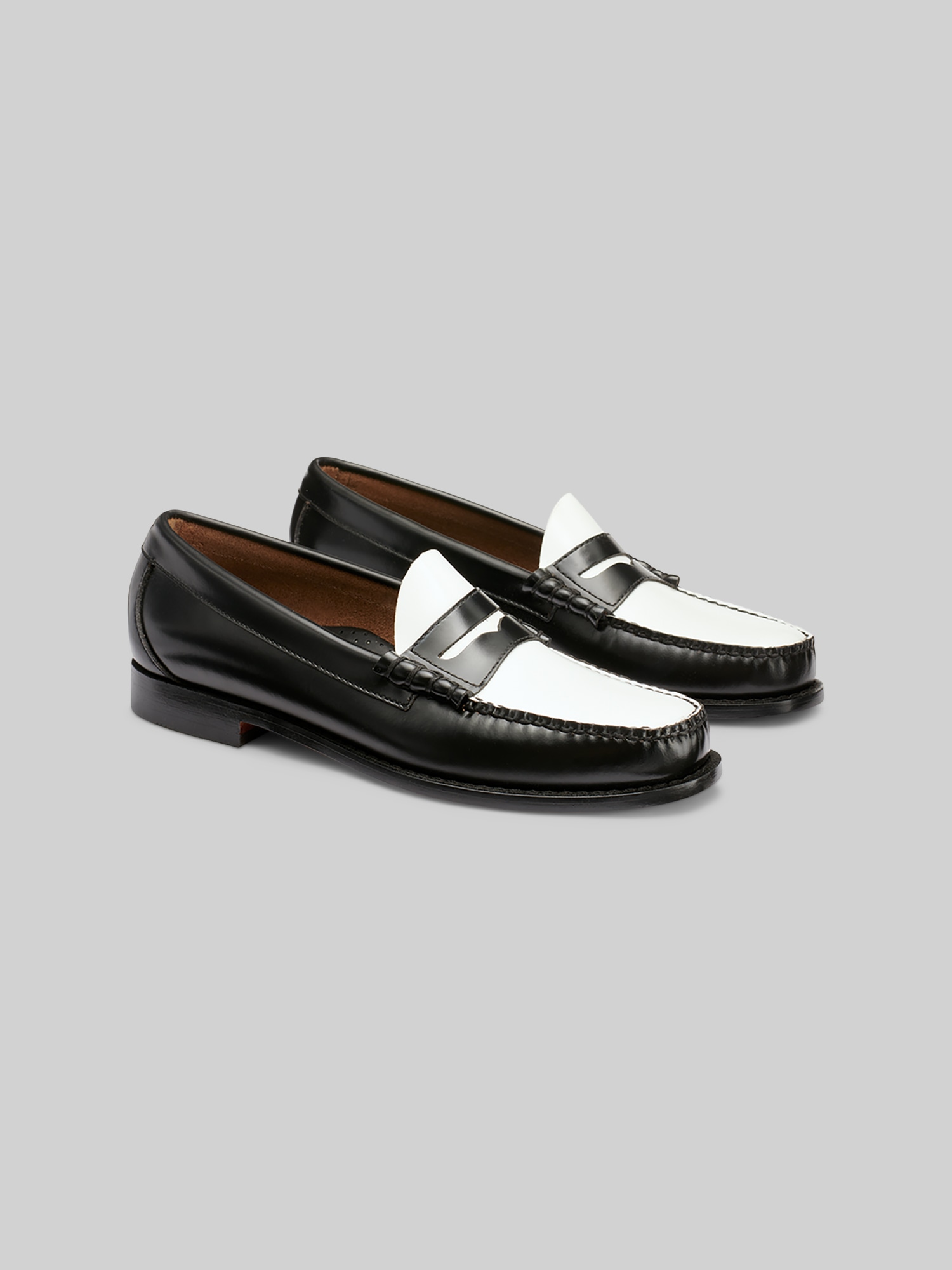 G.H.BASS Larson Weejuns® Moc-Toe Slip-On Loafers, Black