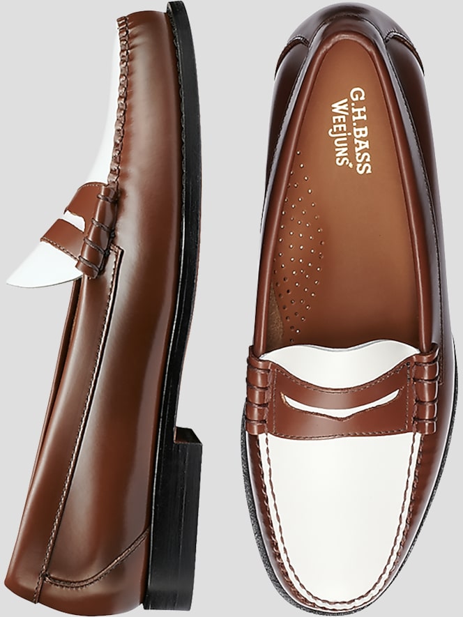 G.H.BASS Larson Weejuns&reg; Moc-Toe Slip-On Loafers