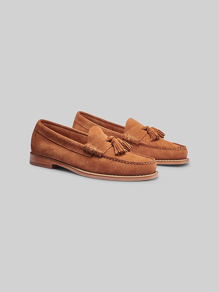 G.H.BASS Lennox Tassel Weejuns® Moc Toe Loafers, Tan - Size  display picture 3