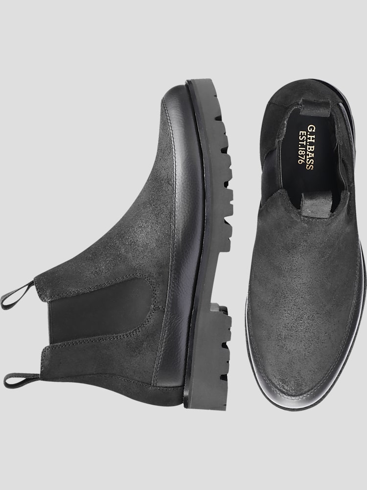 G.H.BASS Ranger Chelsea Super Lug Boots Casual Shoes Men s Wearhouse