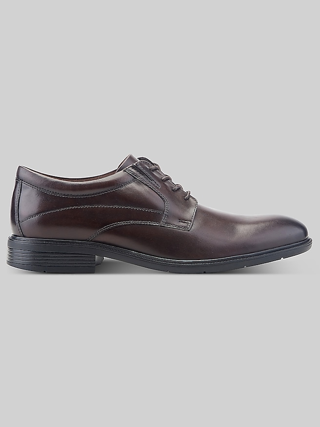 Rockport Otto Waterproof Slip-Resistant Plain Toe Oxfords Dark Brown