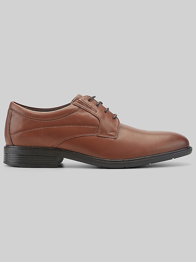 Rockport Otto Waterproof Slip-Resistant Plain Toe Oxfords Dark Natural