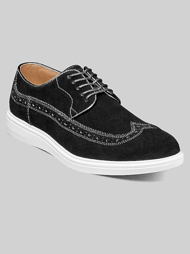 Stacy Adams Trudell Wingtip Lace-Up Hybrid Oxfords