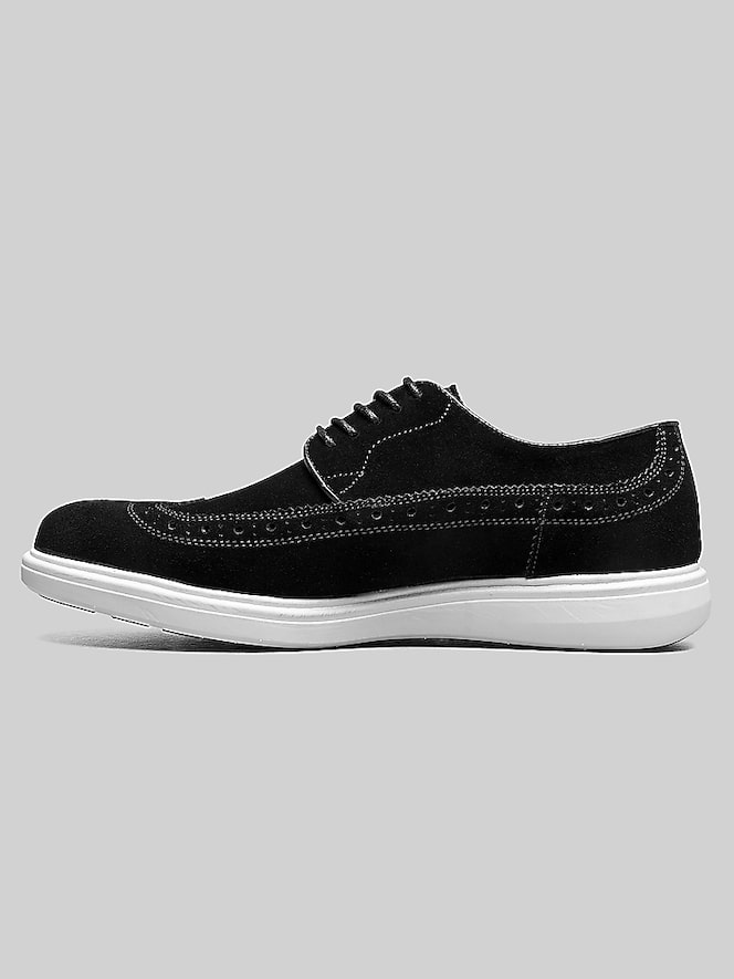 Stacy Adams Trudell Wingtip Lace-Up Hybrid Oxfords