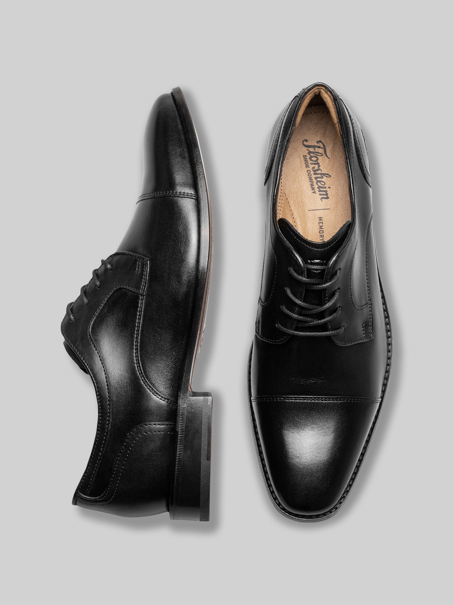 Conetta Leather Cap Toe Oxfords