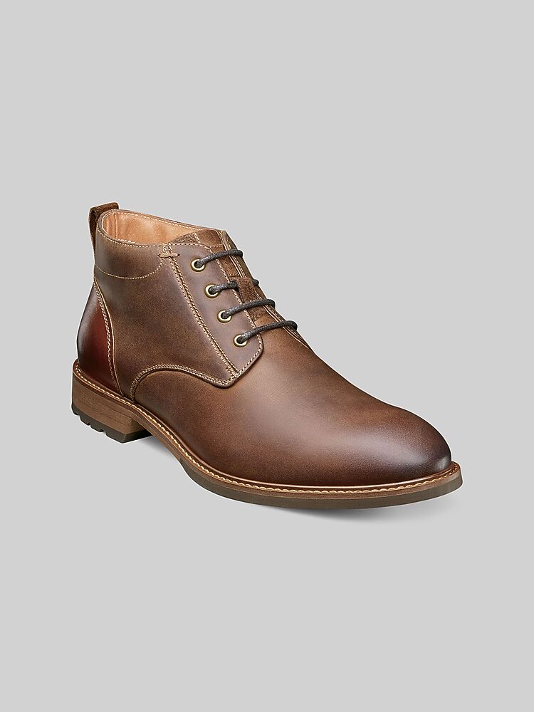 Florsheim Lodge Leather Chukka Boots, Brown | Boots | Men display picture 2