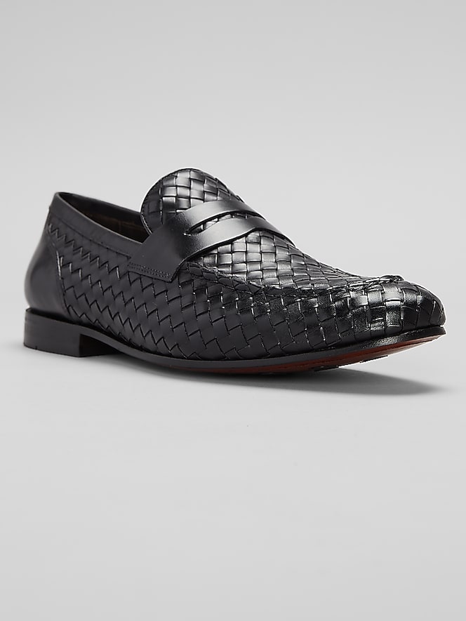Belvedere Luce Woven Penny Loafers