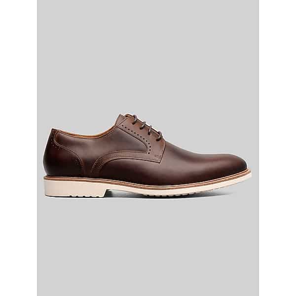 Stacy Adams Men's Wescott Plain Toe Oxfords Brown Crazy Horse - Size: 8.5 D-Width