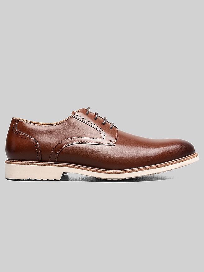 Stacy Adams Wescott Plain Toe Oxfords Chocolate