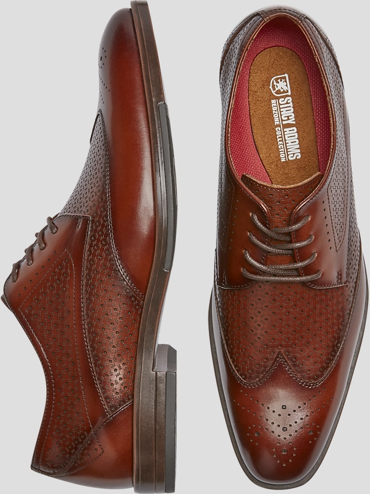 Stacy Adams Asher Wingtip Lace Up Oxfords Dress Shoes Men s Wearhouse
