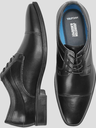 Mens black dress shoes johnston and murphy new arrivals