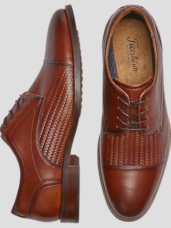 Joseph abboud calvin brown cap cheap toe lace ups