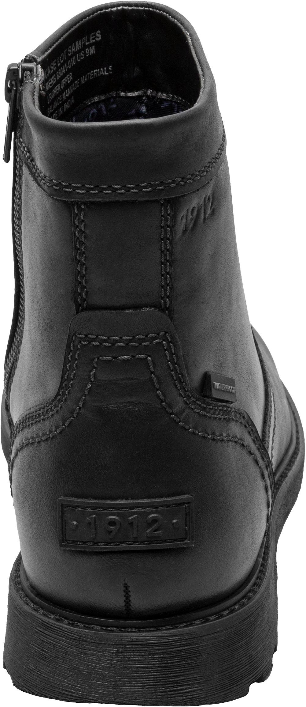 Waterproof Plain Toe Side Zip Boots