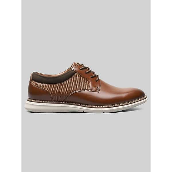 Nunn Bush Men's Chase Plain Toe Oxfords Cognac - Size: 8 D-Width