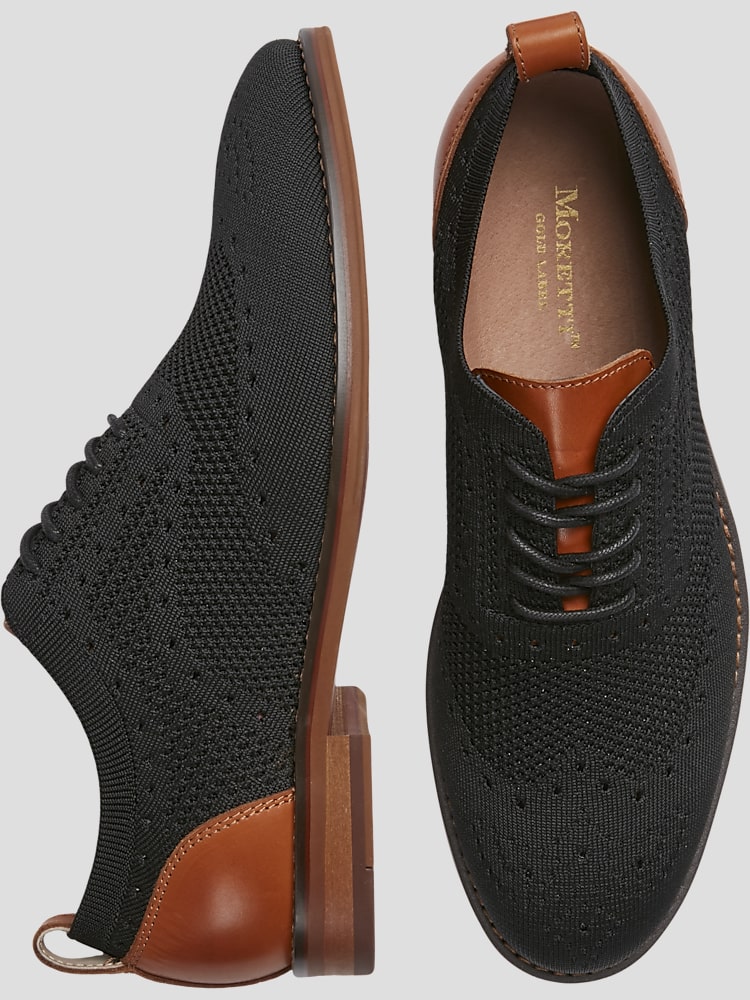 Moretti Ashland II Knit Wingtip Oxfords Casual Shoes Men s Wearhouse
