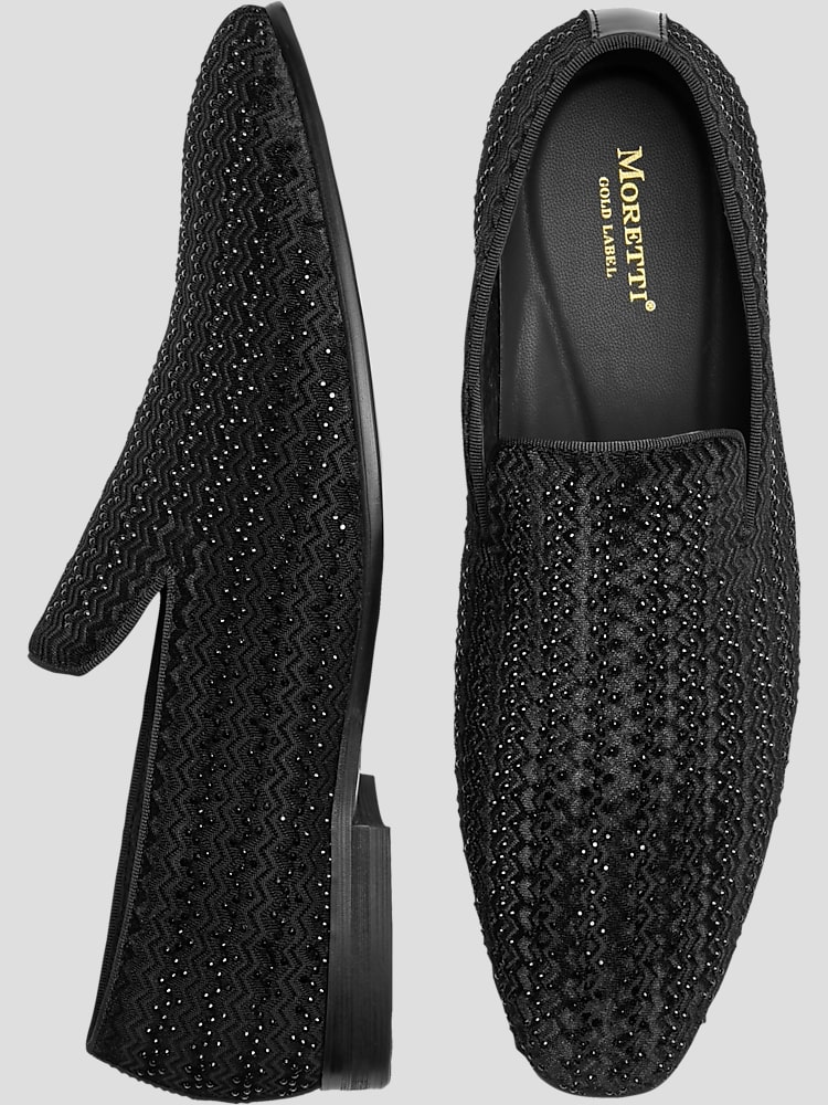Moretti Bolton Plain Toe Slip On Loafers Formal Shoes Men s Wearhouse