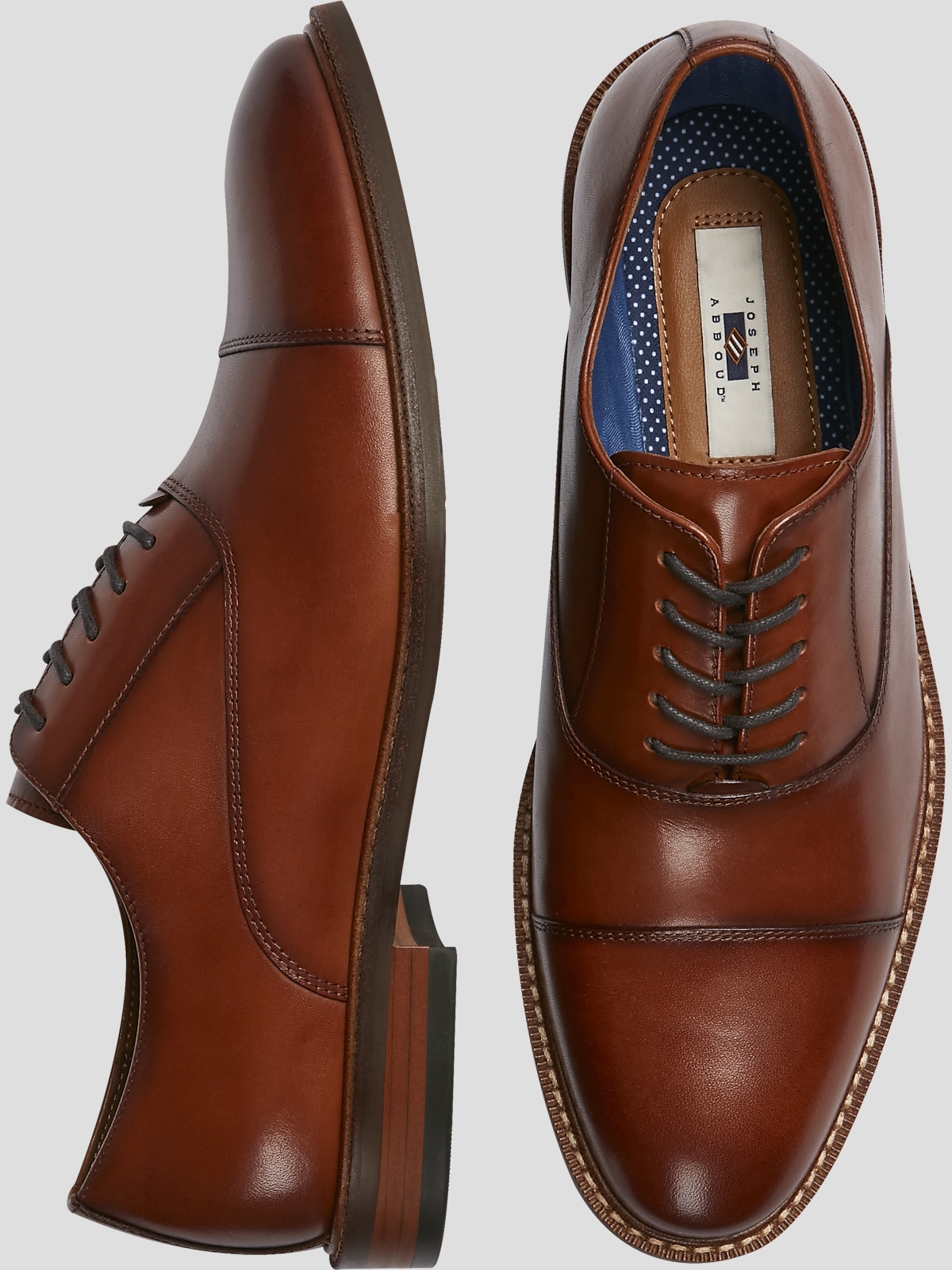 Joseph Abboud Cap Toe Oxfords Dress Shoes Men s Wearhouse