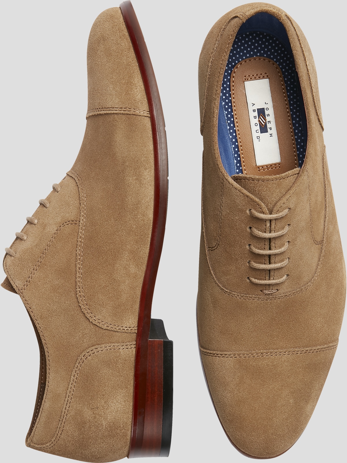 Joseph Abboud Suede Cap Toe Oxfords | Dress Shoes| Men's Wearhouse