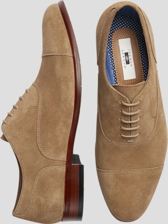 Joseph abboud calvin brown cap toe lace ups 2025