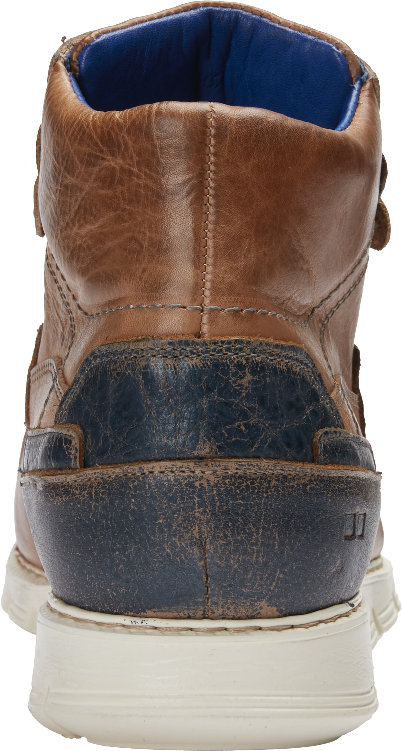 Galahad Leather Moc Toe High-Top Sneakers