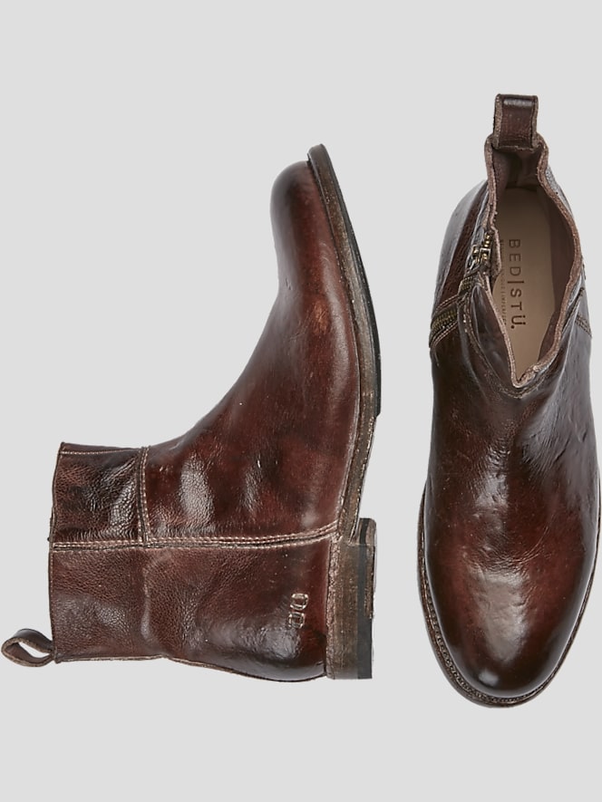 Bedstu Kaldi Leather Plain Toe Boots