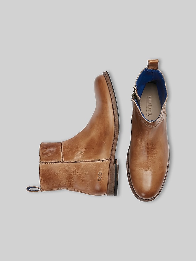 Bedstu Kaldi Leather Plain Toe Boots