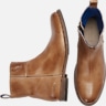 Bedstu Kaldi Leather Plain Toe Boots