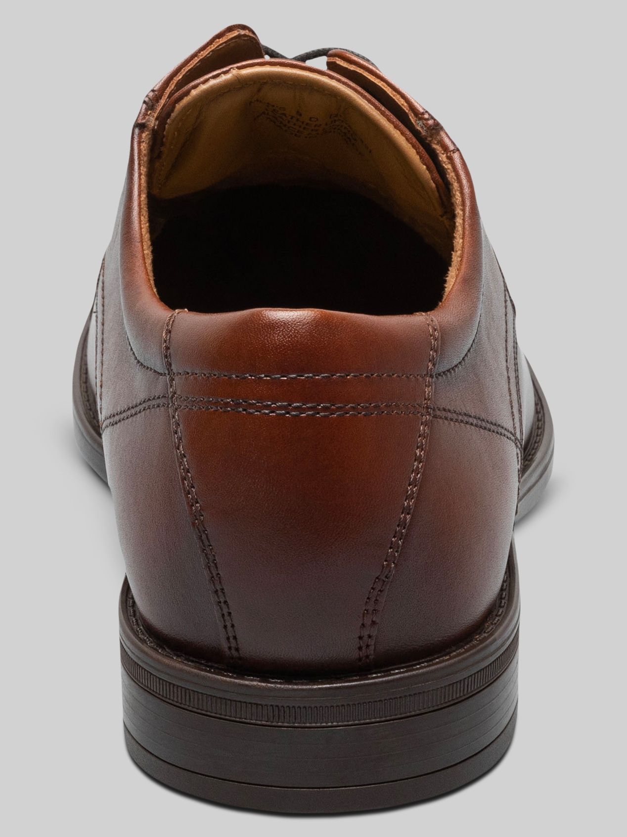 Finance Leather Cap Toe Lace-up Oxfords
