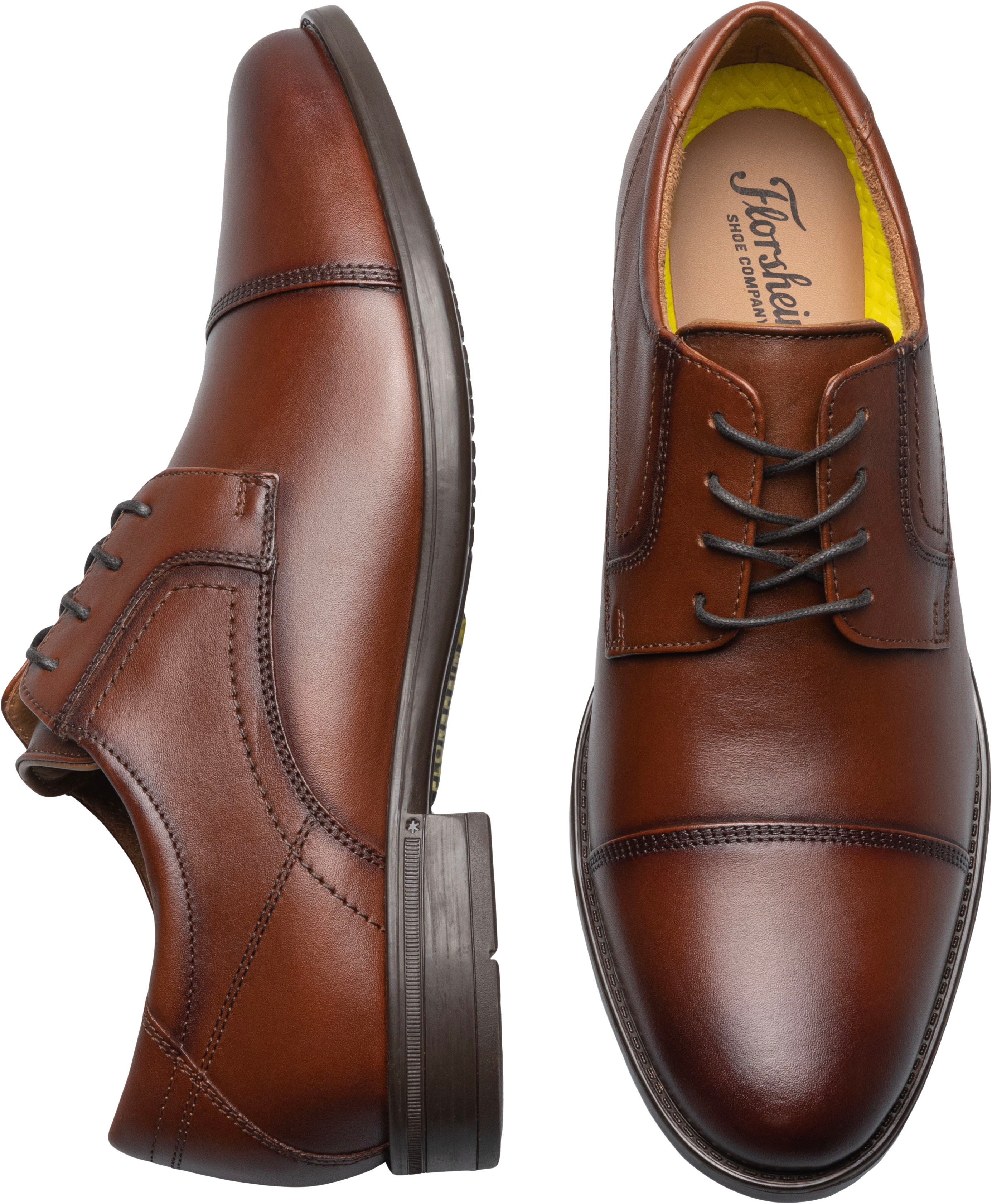 Finance Cap Toe Lace Up Oxfords