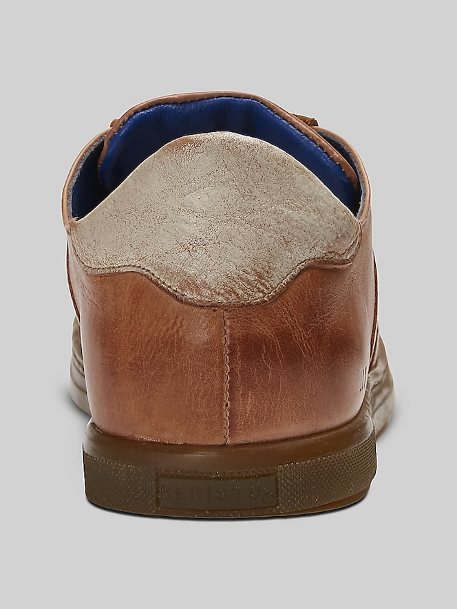 Bedstu Lighthouse Leather Plain Toe Lace-up Sneakers