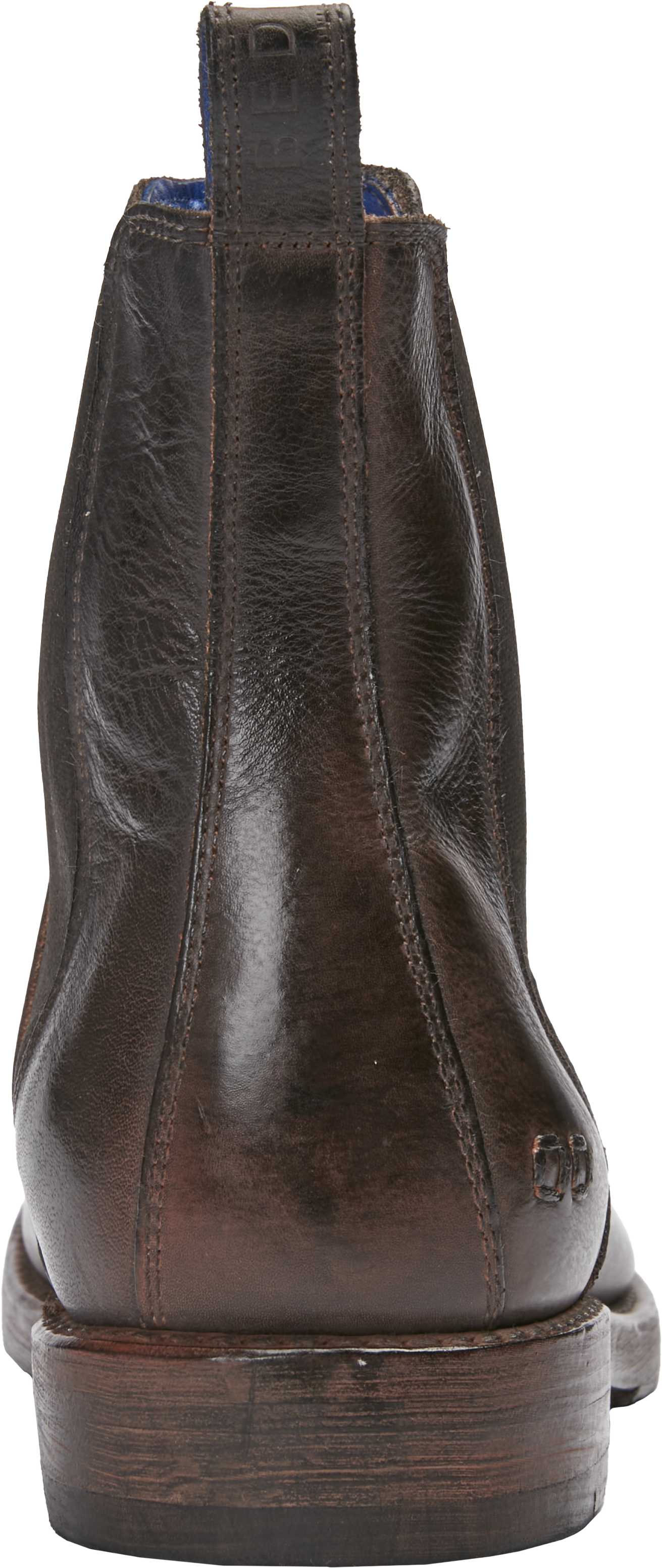 Nando Leather Plain Toe Chelsea Boots