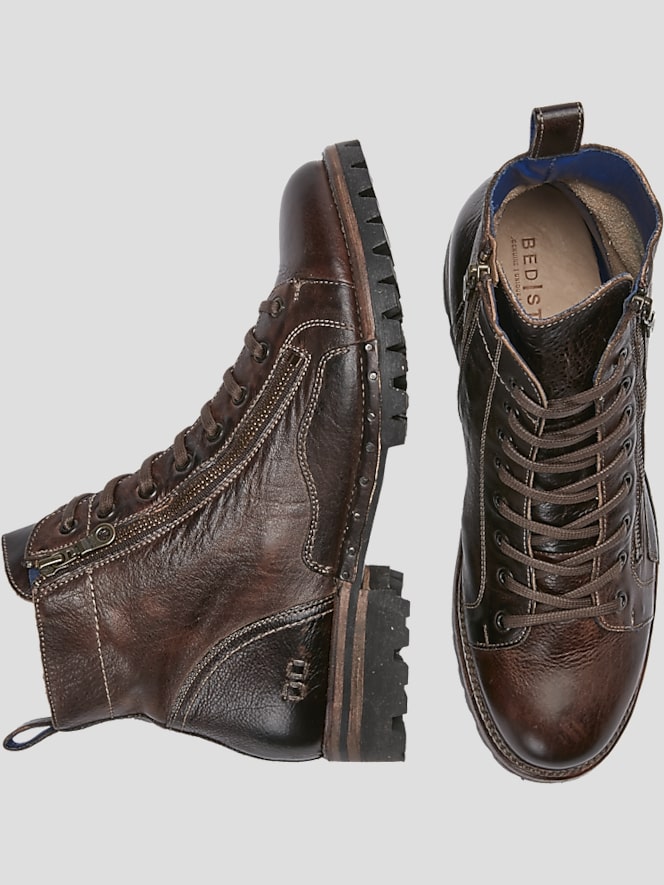 Sturlini Tread Sole Leather Boots | Black | Parallel