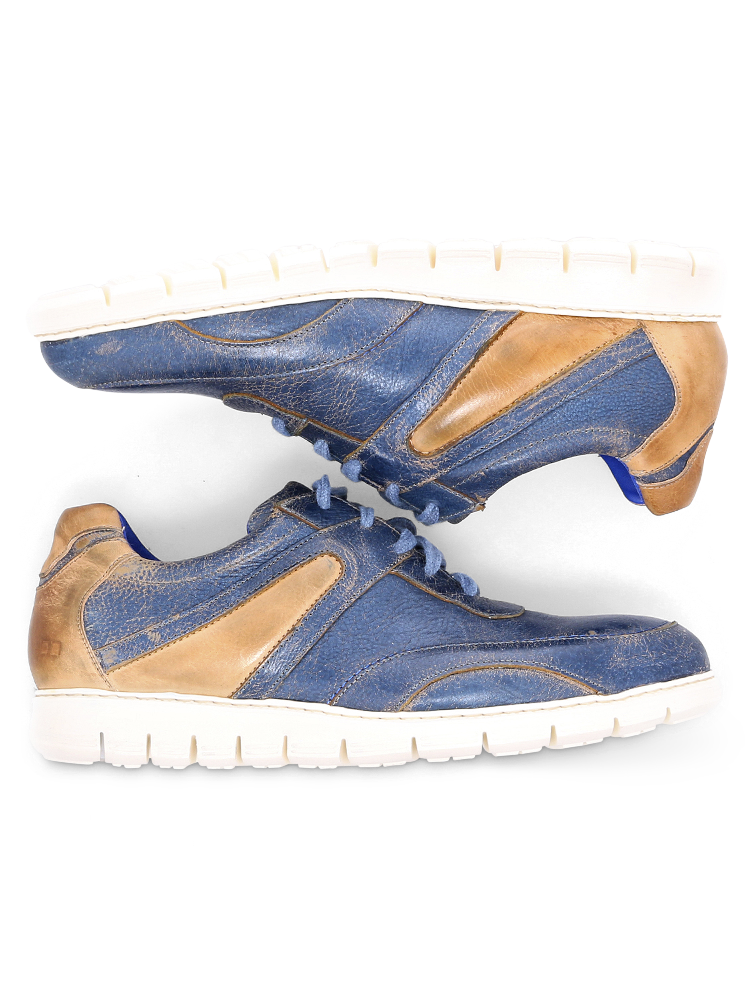 Wardell Leather Moc Toe Lace-up Sneakers